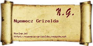 Nyemecz Grizelda névjegykártya